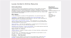 Desktop Screenshot of lucasjordan.com